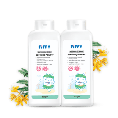 FIFFY BOTANICAL BABY POWDER (500GM X 2)