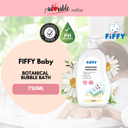 FIFFY BOTANICAL BABY BUBBLE BATH 750ML