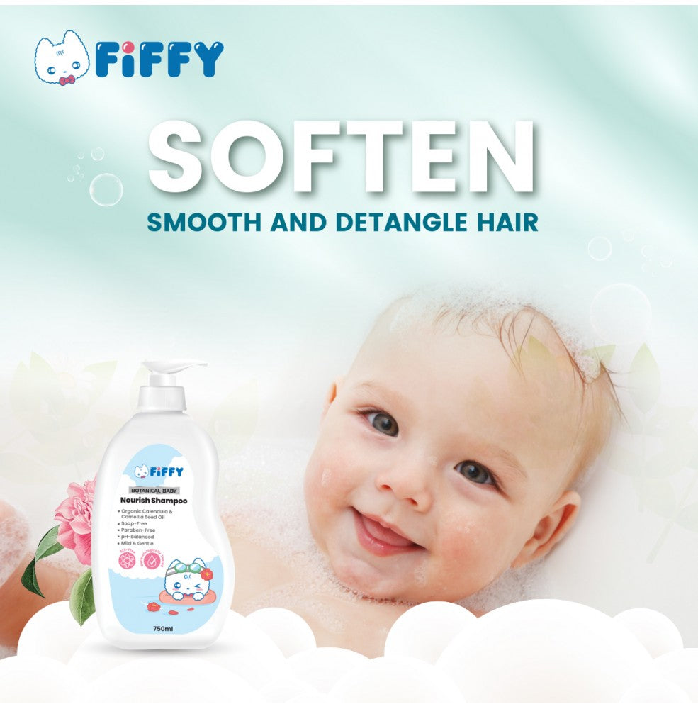 FIFFY BOTANICAL BABY NOURISH SHAMPOO 750ML