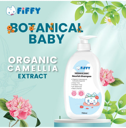 FIFFY BOTANICAL BABY NOURISH SHAMPOO 750ML