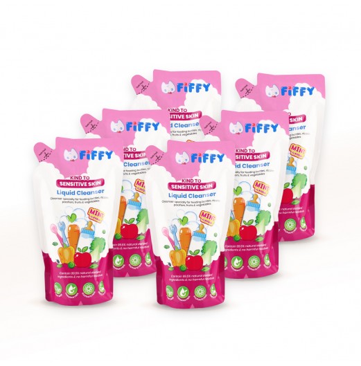 FIFFY BABY LIQUID CLEANSER Mint (750ML+ 600ML)