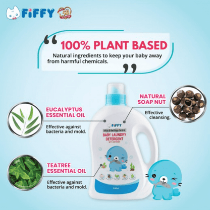 FIFFY Baby Mites &amp; Bed Bugs Control Laundry Detergent with Softener