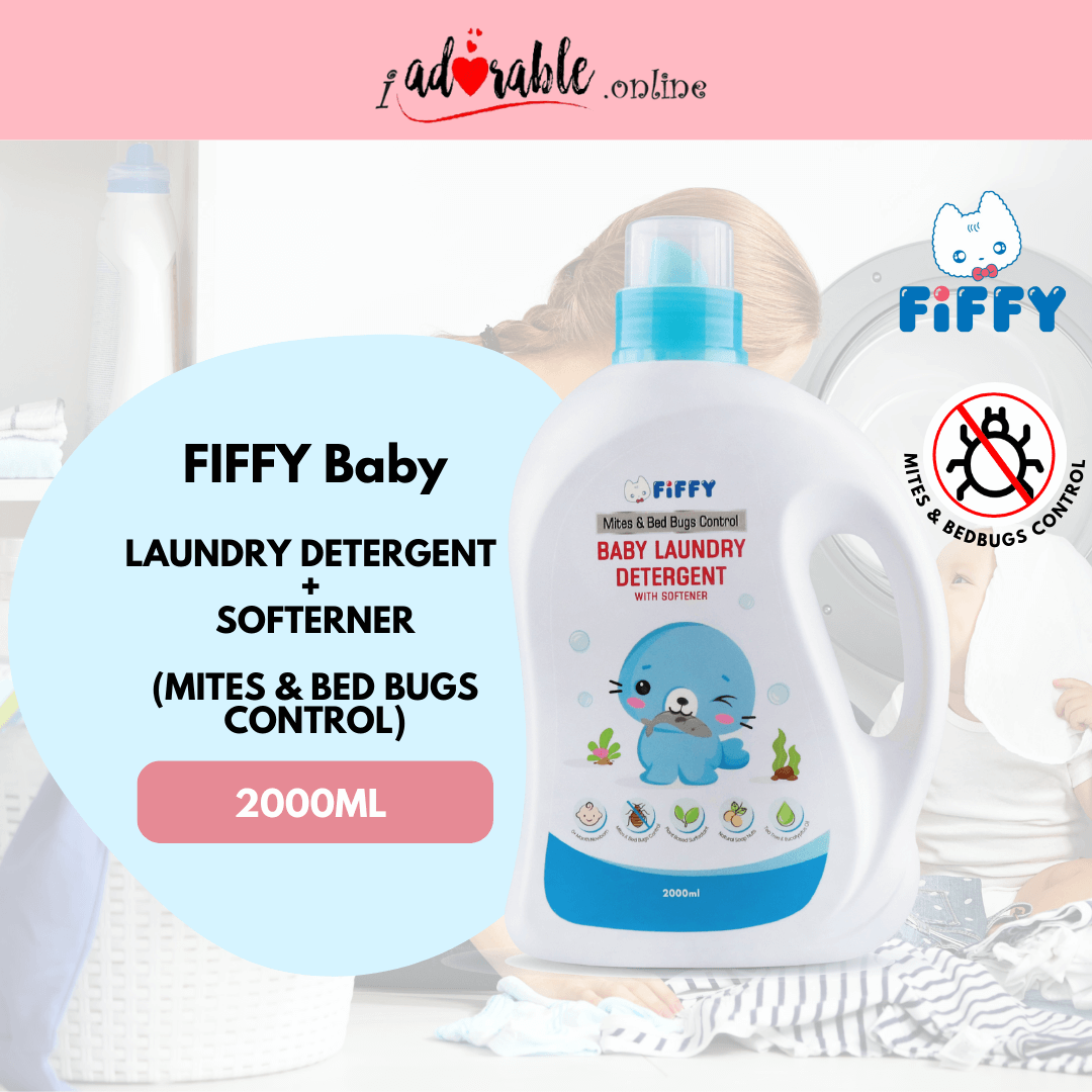 FIFFY Baby Mites &amp; Bed Bugs Control Laundry Detergent with Softener