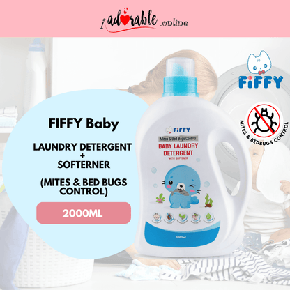 FIFFY Baby Mites &amp; Bed Bugs Control Laundry Detergent with Softener