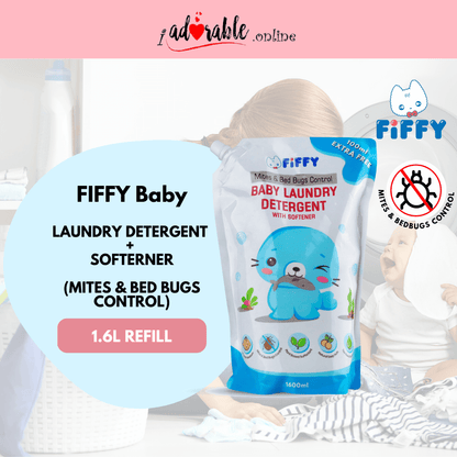 FIFFY Baby Mites &amp; Bed Bugs Control Laundry Detergent with Softener