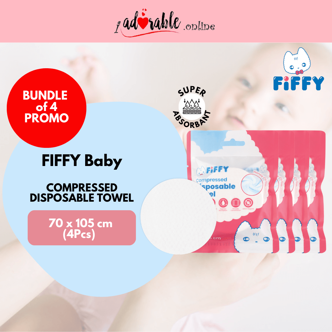 FIFFY COMPRESSED DISPOSABLE TOWEL (4 IN 1)