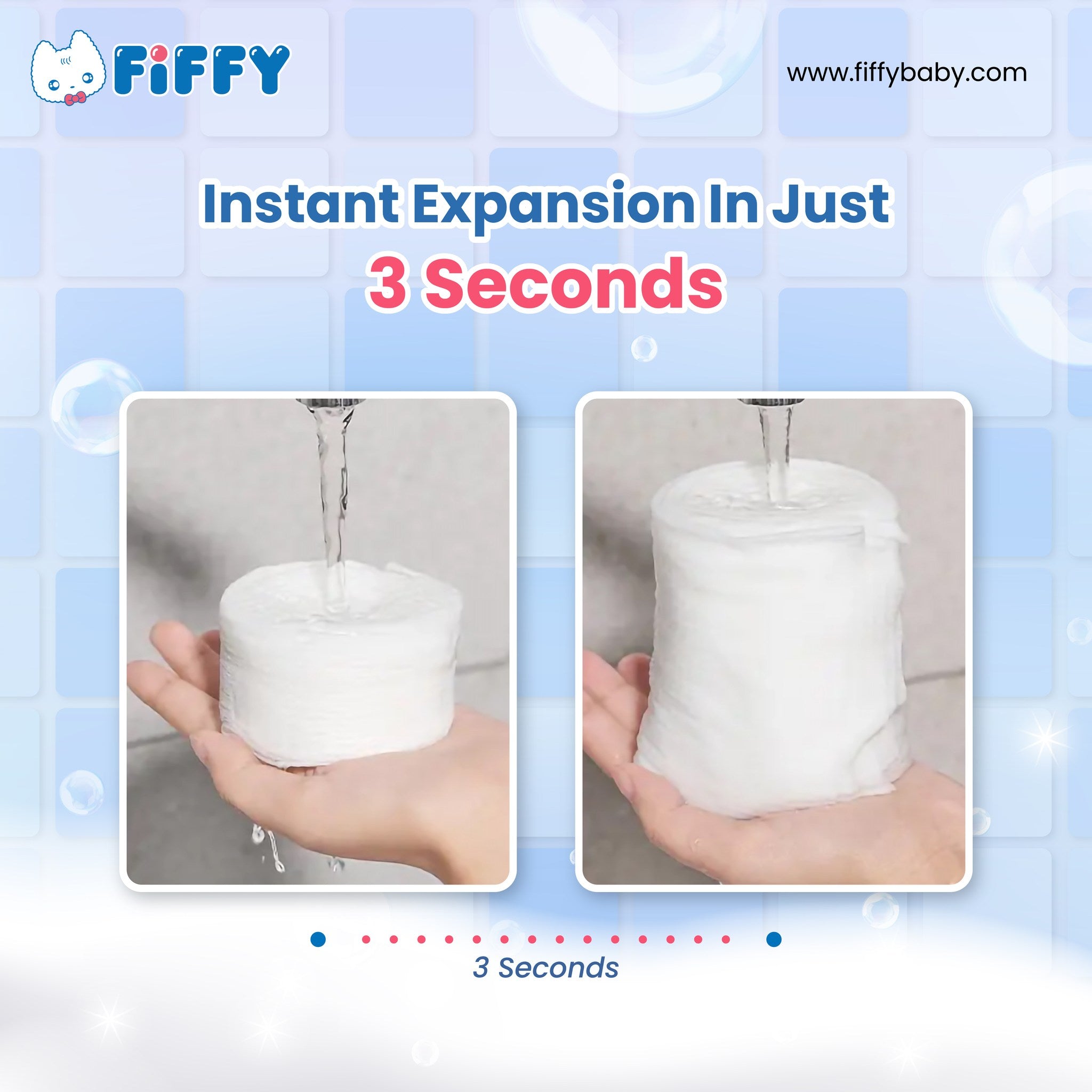 FIFFY COMPRESSED DISPOSABLE TOWEL (4 IN 1)