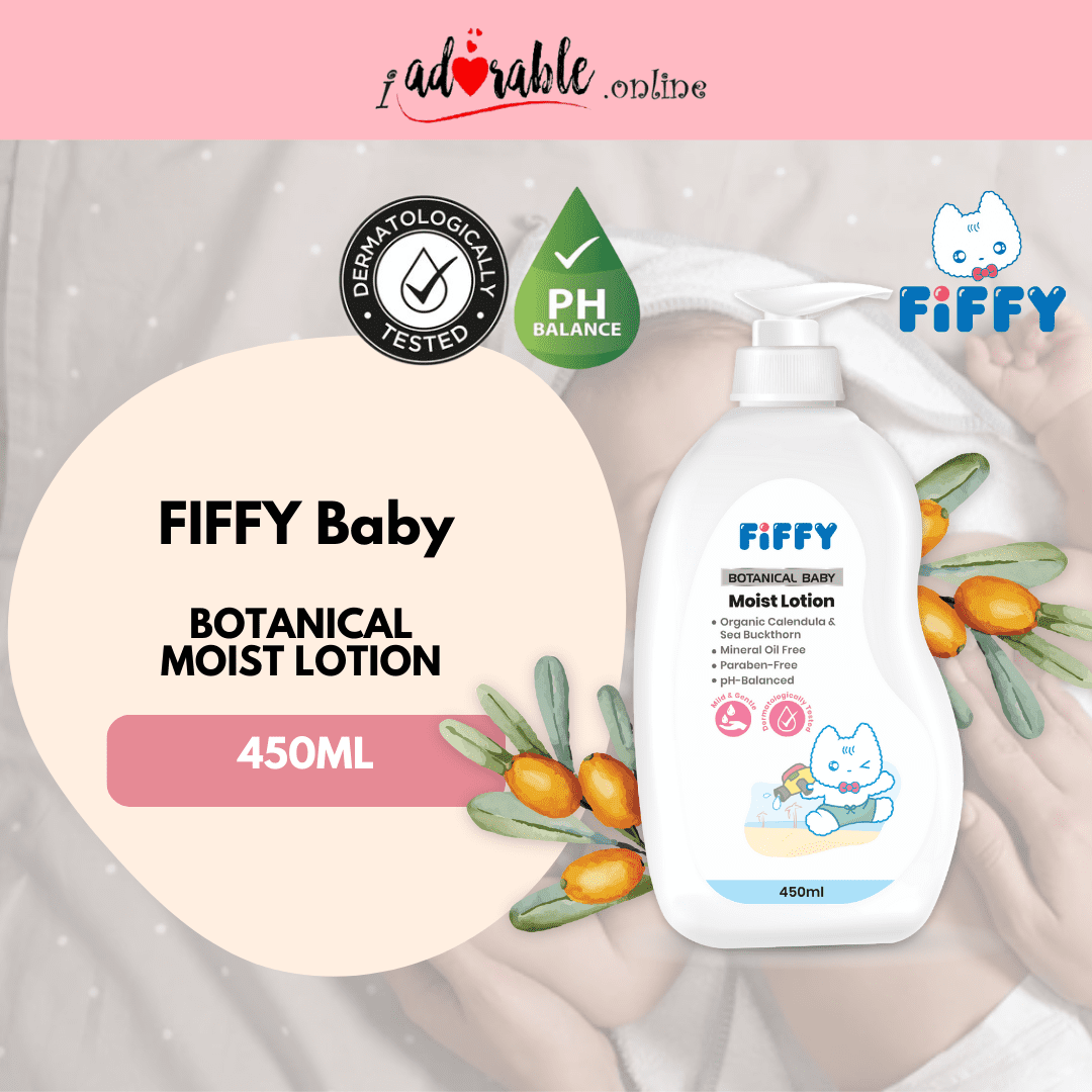 FIFFY BOTANICAL BABY MOIST LOTION (450ML)