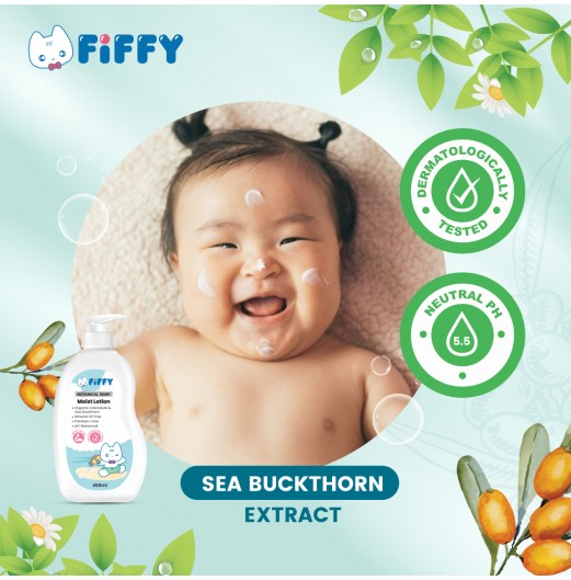 FIFFY BOTANICAL BABY MOIST LOTION (450ML)