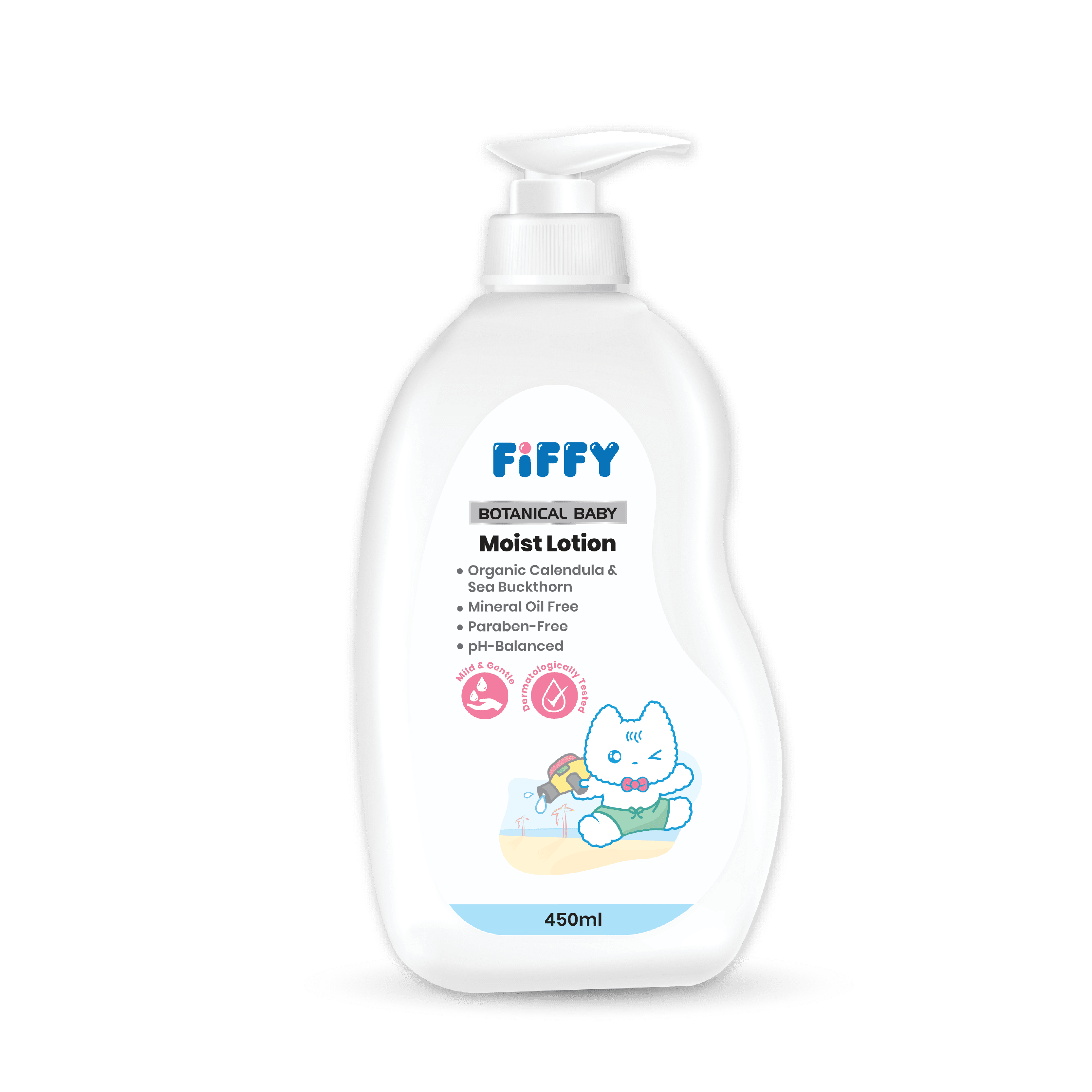 FIFFY BOTANICAL BABY MOIST LOTION (450ML)