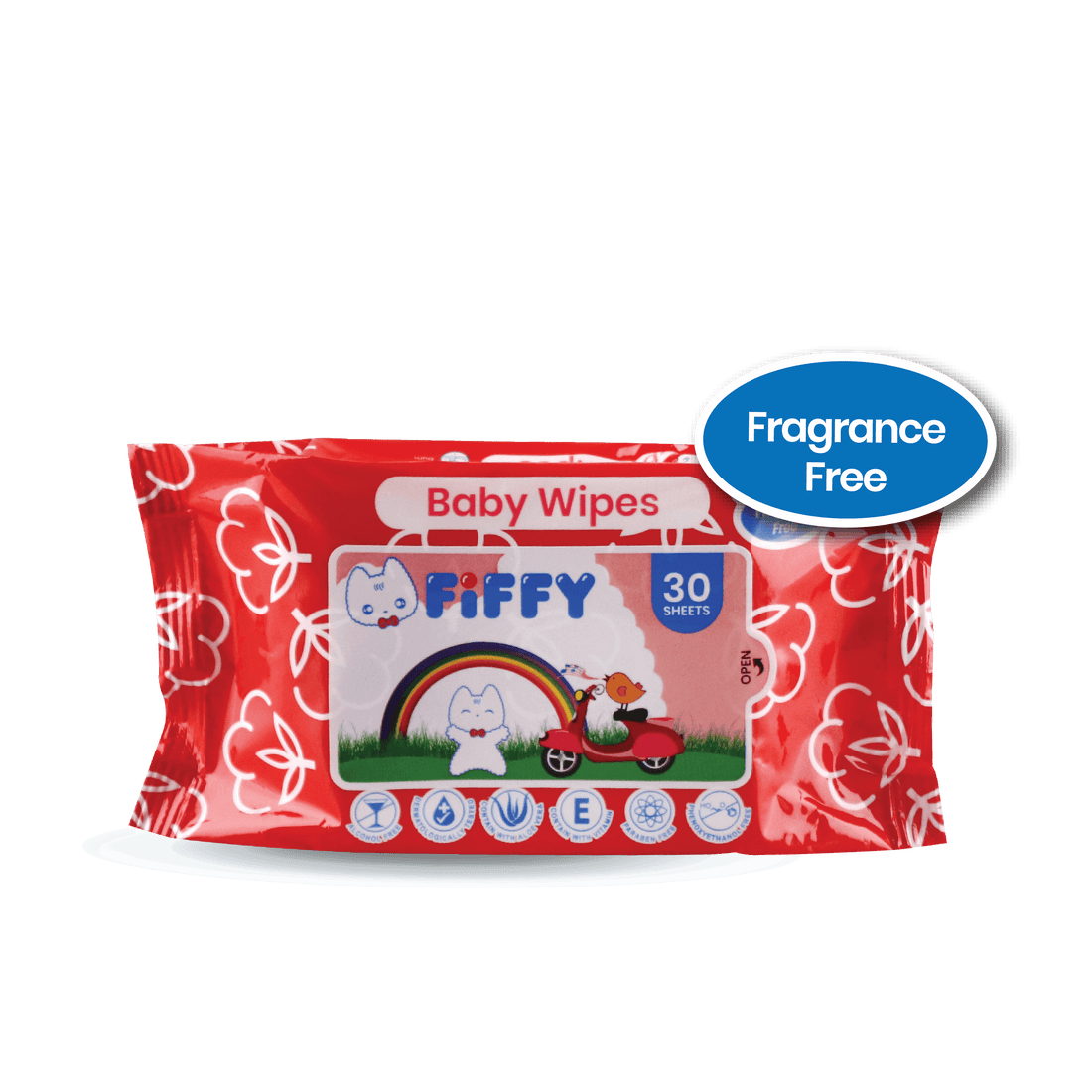 FIFFY Baby Wipes FRAGRANCE-FREE 30&