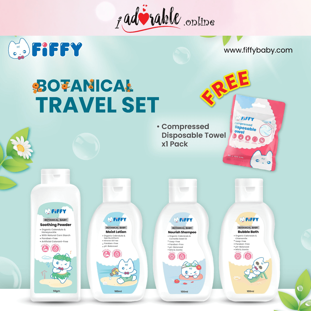 FIFFY BOTANICAL TRAVEL SET+FREE GIFT