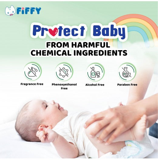 FIFFY Baby ANTIBACTERIAL HYGIENIC WIPES (30s X 2)