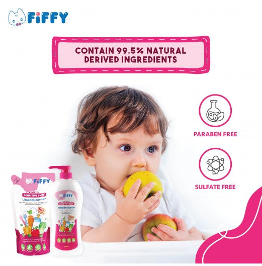 FIFFY BABY LIQUID CLEANSER Mint (750ML+ 600ML)